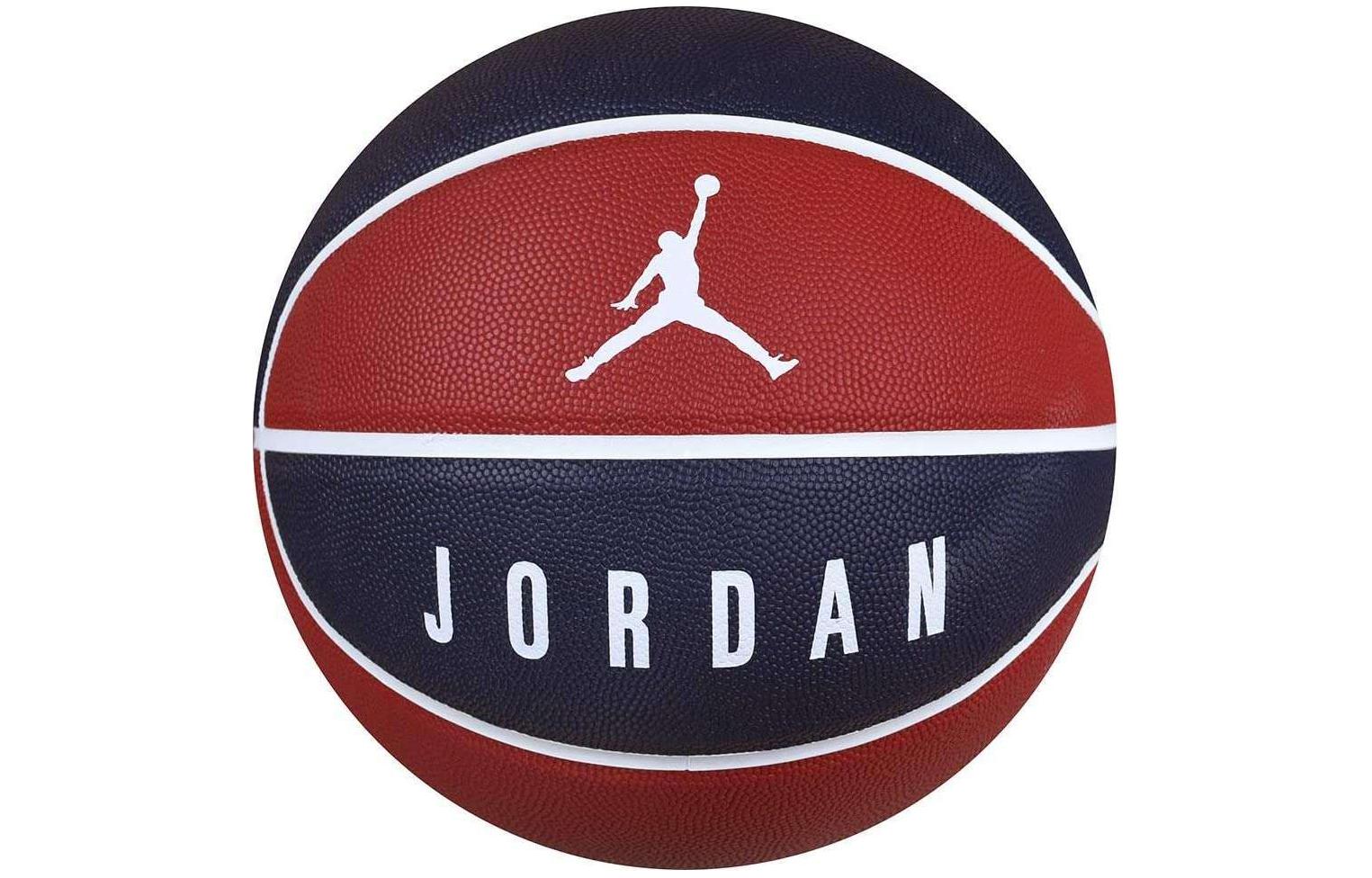 Jordan Rubber Basketball Durable Stylish Blue Red Size 7 Unisex Training Ball BB9137-498