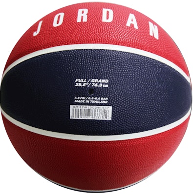 Balón de Entrenamiento Unisex Jordan Caucho Durable Estilo Azul Rojo Tamaño 7. BB9137-498 Shop Balón de Entrenamiento Unisex Jordan Caucho Durable Estilo Azul Rojo Tamaño 7. BB9137-498