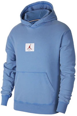 Jordan Signal Blue Printed Logo Pullover Hoodie CZ6094-403 Lookbook Jordan Signal Blue Printed Logo Pullover Hoodie CZ6094-403