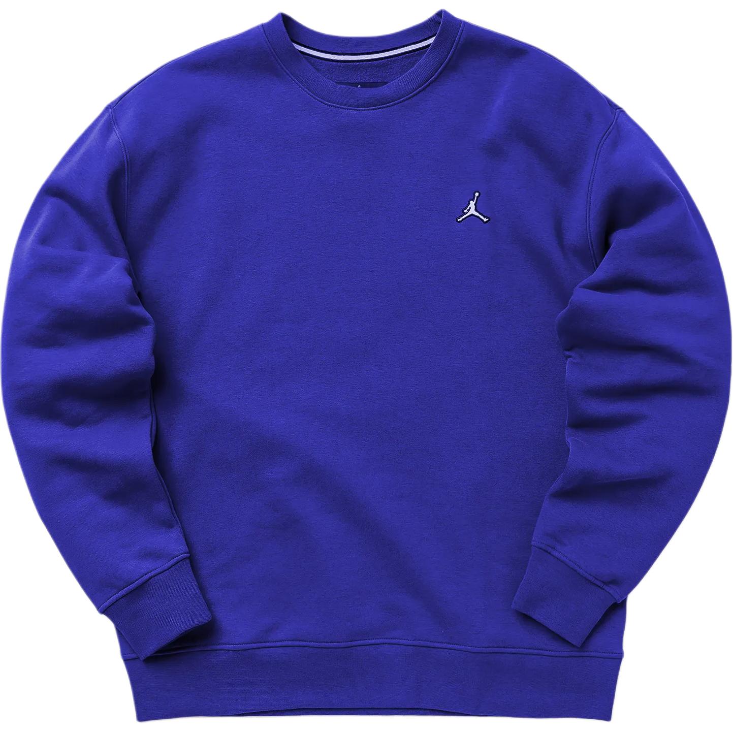 Jordan Slim Fit Crewneck Sweatshirt Blue Graphic Design DQ7520-432