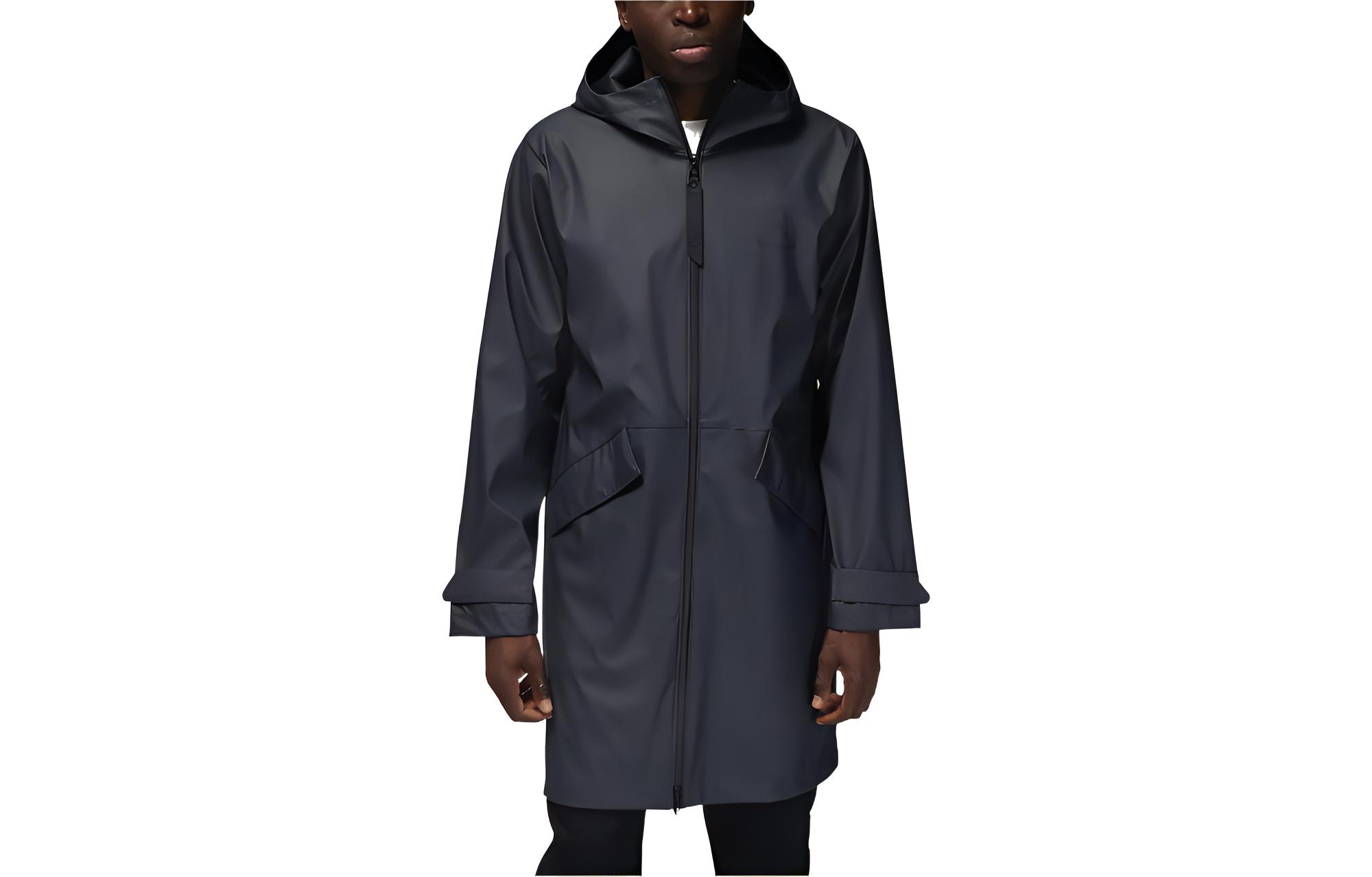 Jordan Solid Color Black Hooded Jacket DV7691-022
