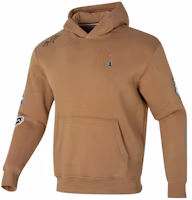 Jordan Solid Color Brown Fleece Hoodie for Training & Casual Wear FN4617-231 Jordan Solid Color Brown Fleece Hoodie for Training & Casual Wear FN4617-231
