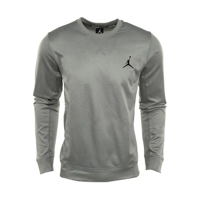 Jordan Solid Color Crewneck Long-Sleeve Sweatshirt Grey 624266-063