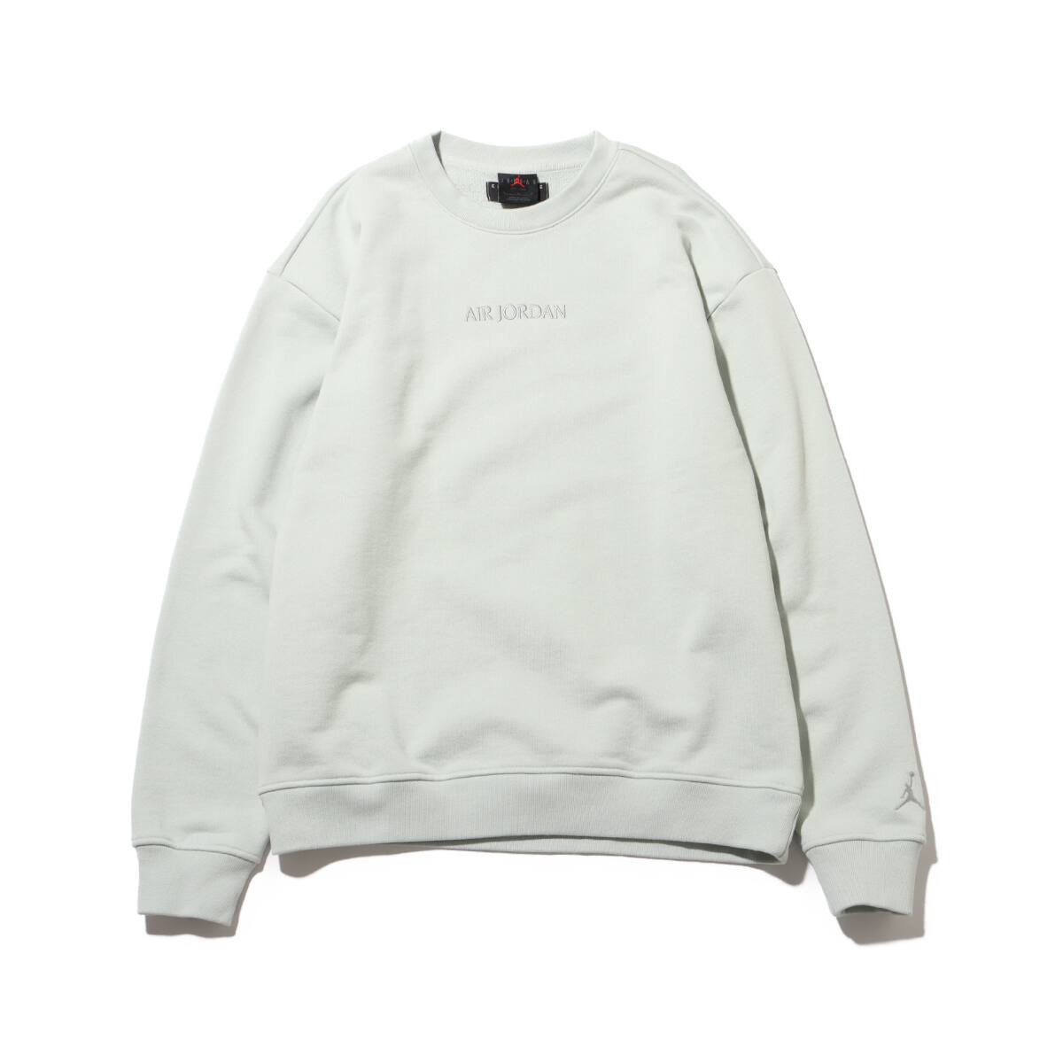 Jordan Solid Color Crewneck Long Sleeve Sweatshirt Men’s Light Silver FJ7789-034