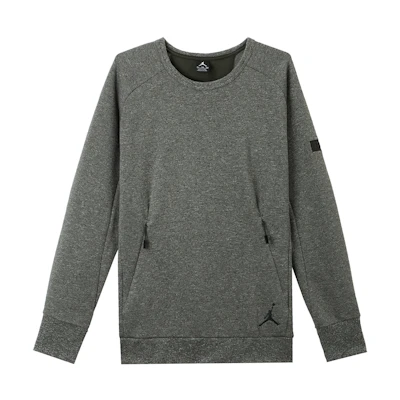 Jordan Solid Color Crewneck Sweatshirt in Dark Gray 802185-355
