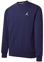 Jordan Solid Color Crewneck Sweatshirt Navy Blue HF1118-410 Jordan Solid Color Crewneck Sweatshirt Navy Blue HF1118-410