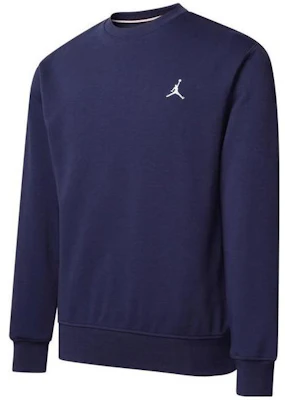 Jordan Solid Color Crewneck Sweatshirt Navy Blue HF1118-410 Buy Jordan Solid Color Crewneck Sweatshirt Navy Blue HF1118-410