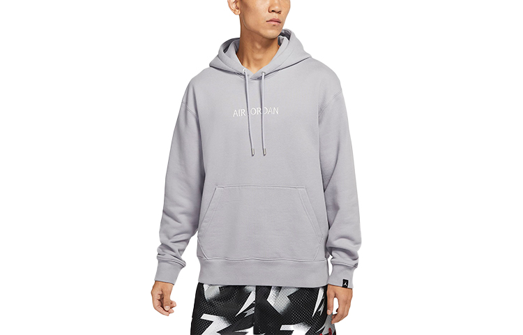 Jordan Solid Color Hoodie Light Grey/White DO6095-054