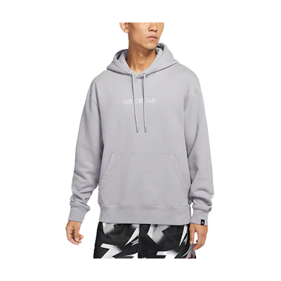 Jordan Solid Color Hoodie Light Grey/White DO6095-054