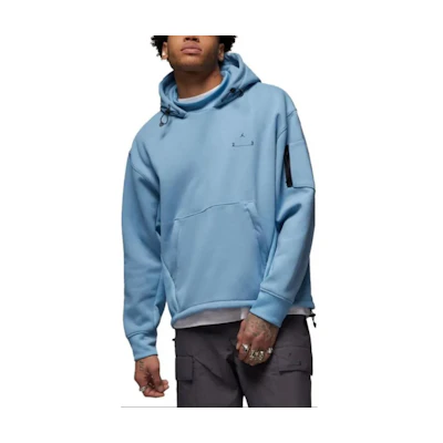 Jordan Solid Color Hoodie Pullover - Blue DV7681-427