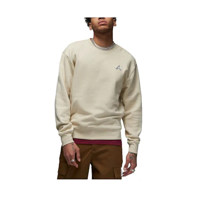 Jordan Solid Color Logo Crewneck Sweatshirt Yellow DQ7520-206