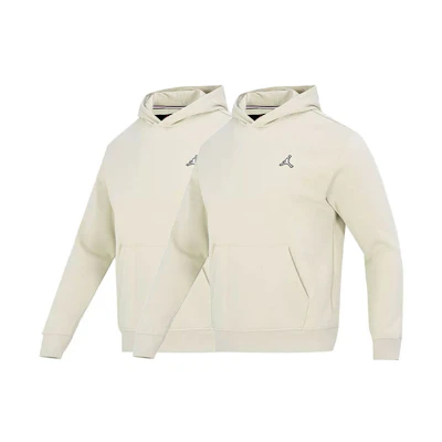 Jordan Solid Color Logo Print Hoodie Pack of 2 () - Beige DQ7467-206-2-PACK