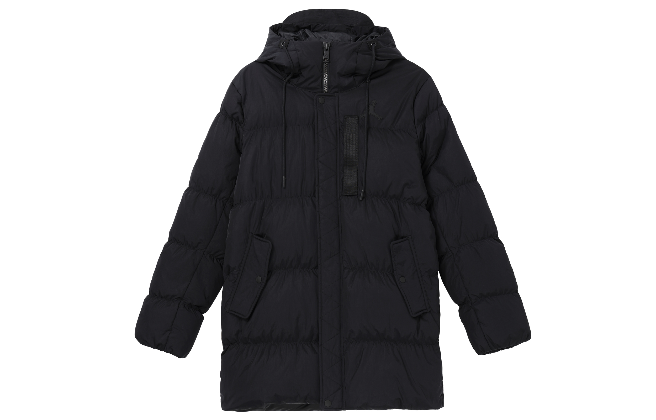 Jordan Solid Color Puffer Jacket Hoodie Black DA9805-010