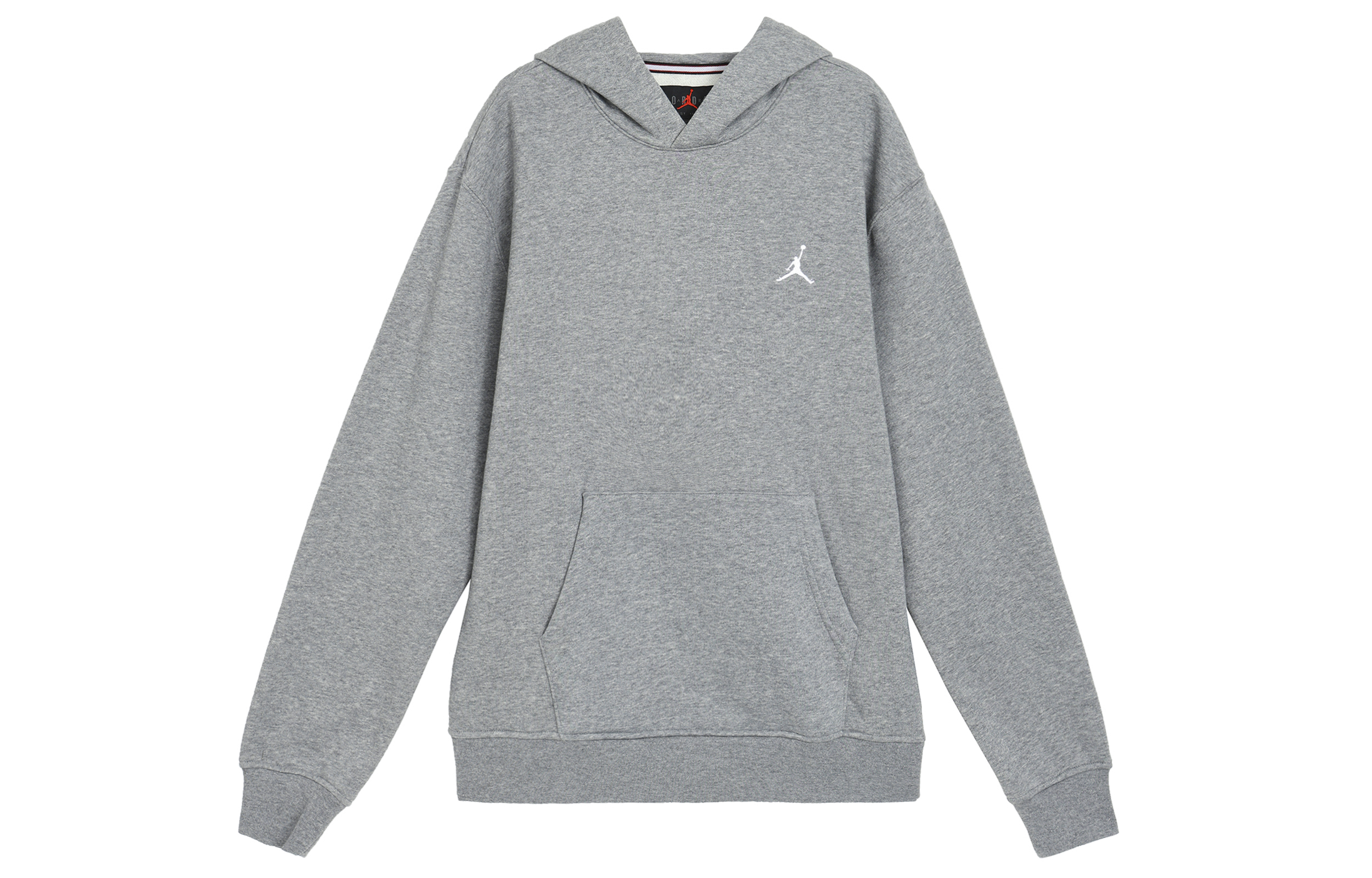 Jordan Solid Color Pullover Fleece Sweatshirt - Gray FJ7775-091