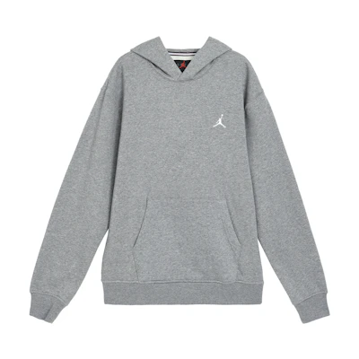 Jordan Solid Color Pullover Fleece Sweatshirt - Gray FJ7775-091
