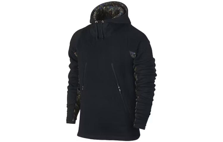 Jordan Solid Color Pullover Hoodie Black 823784-010