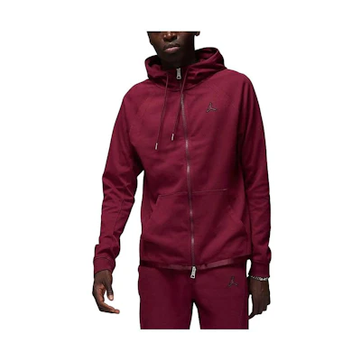 Jordan Solid Color Red Zip-Up Hoodie Jacket DJ0886-680