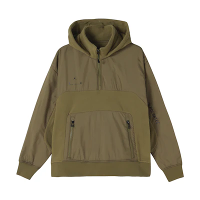 Jordan Solid Color Stand Collar Sweatshirt Light Brown DV1592-378