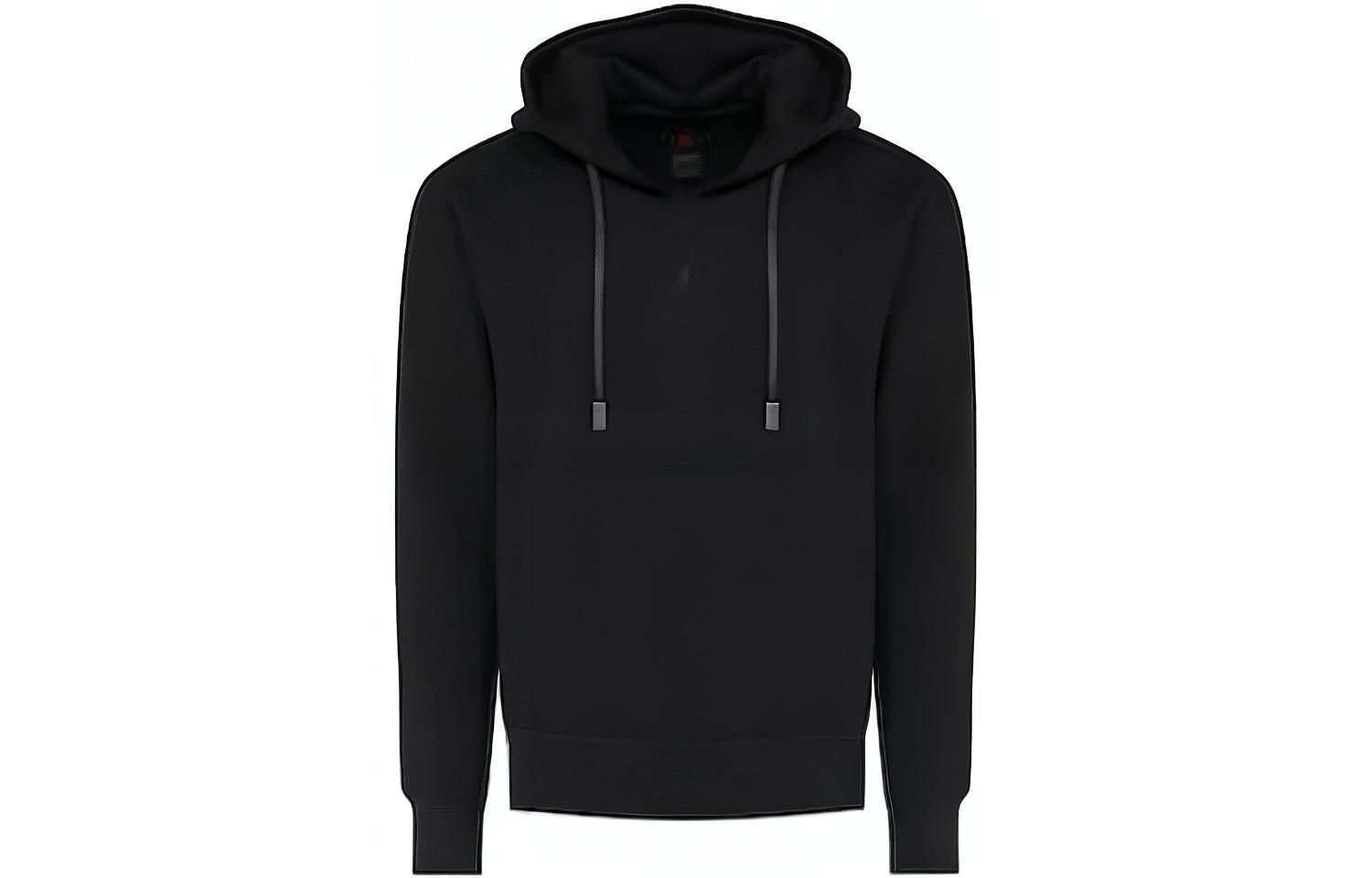 Jordan Solid Color Sweatshirt Black jordan-x-amamaniere-hoodie