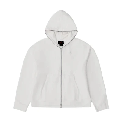 Jordan Solid Color Zip-Up Hoodie Jacket White DZ5500-133