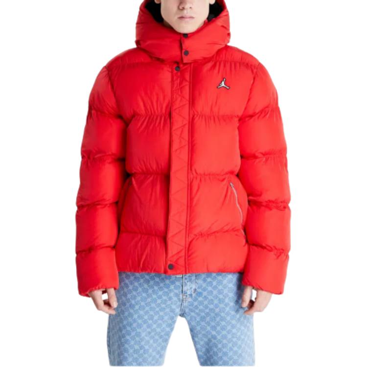 Jordan Solid Color Zip-Up Hoodie Jacket Red DQ8104-612