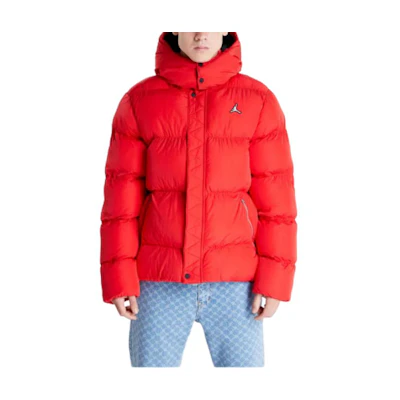 Jordan Solid Color Zip-Up Hoodie Jacket Red DQ8104-612