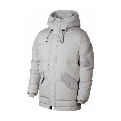 Jordan Solid Color Zip Hoodie Jacket in Gray BQ4170-059
