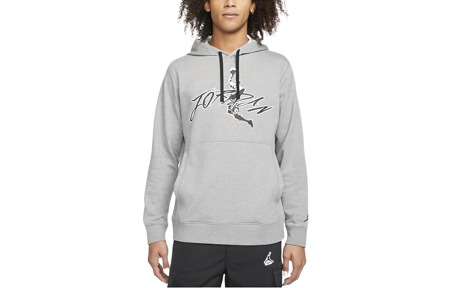 Jordan Solid Logo Casual Hoodie Grey DJ0634-091