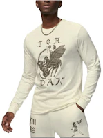 Jordan Solid Logo Crewneck T-Shirt Khaki () DV8424-133 Jordan Solid Logo Crewneck T-Shirt Khaki () DV8424-133