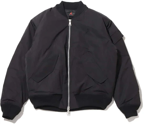 ジョーダン ソリッドロゴ刺繍 フルジップ ベースボールジャケット FB7317-010 Order ジョーダン ソリッドロゴ刺繍 フルジップ ベースボールジャケット FB7317-010