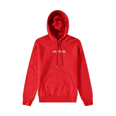Jordan Solid Logo Embroidered Pullover Sweatshirt Red () DO6094-612