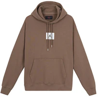 Jordan Solid Logo Patch Fleece Hoodie Beige DQ7339-274 Jordan Solid Logo Patch Fleece Hoodie Beige DQ7339-274