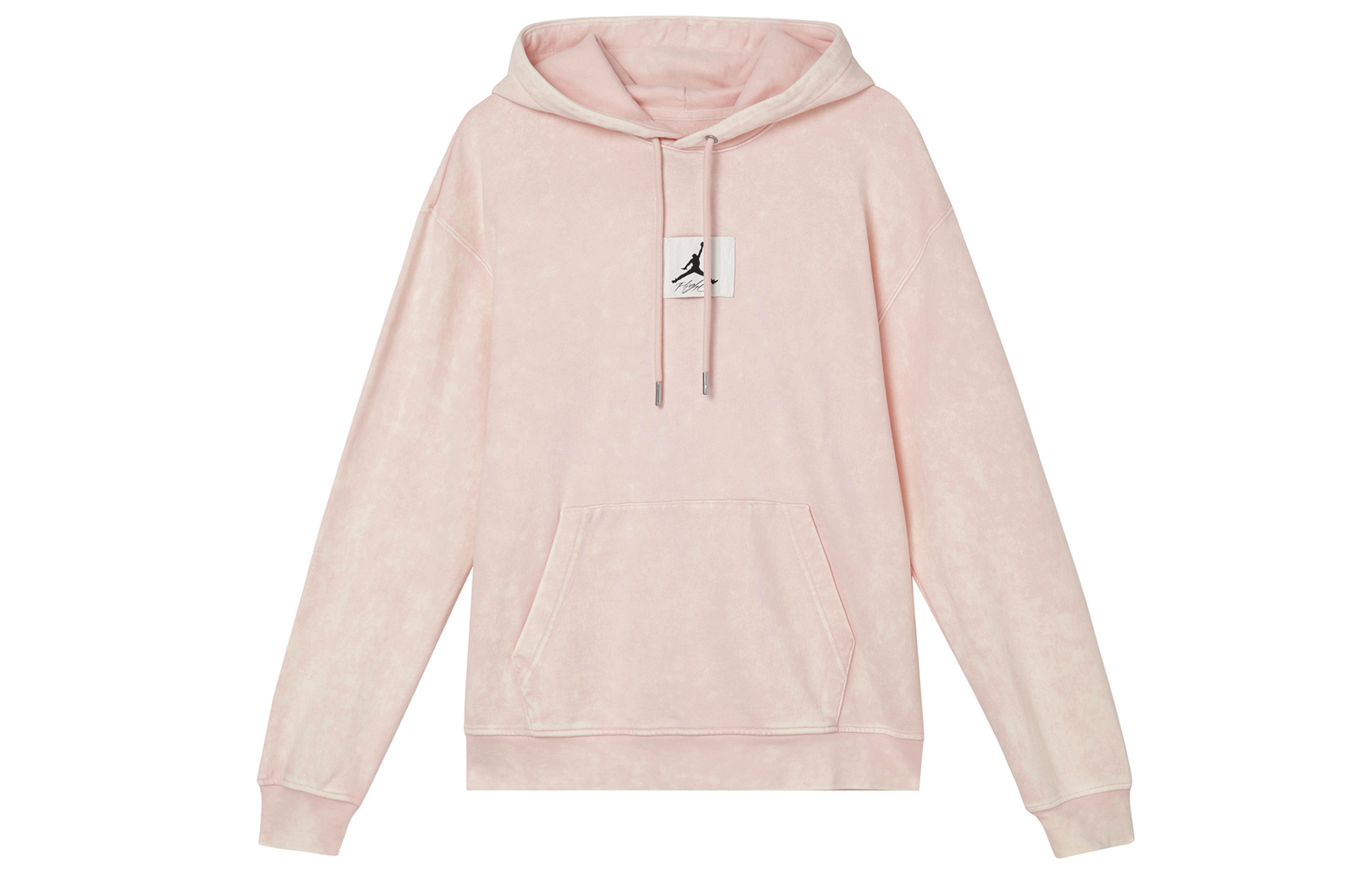 Jordan Solid Logo Patch Pullover Hoodie Light Pink Mens Casual Wear DR3088-610