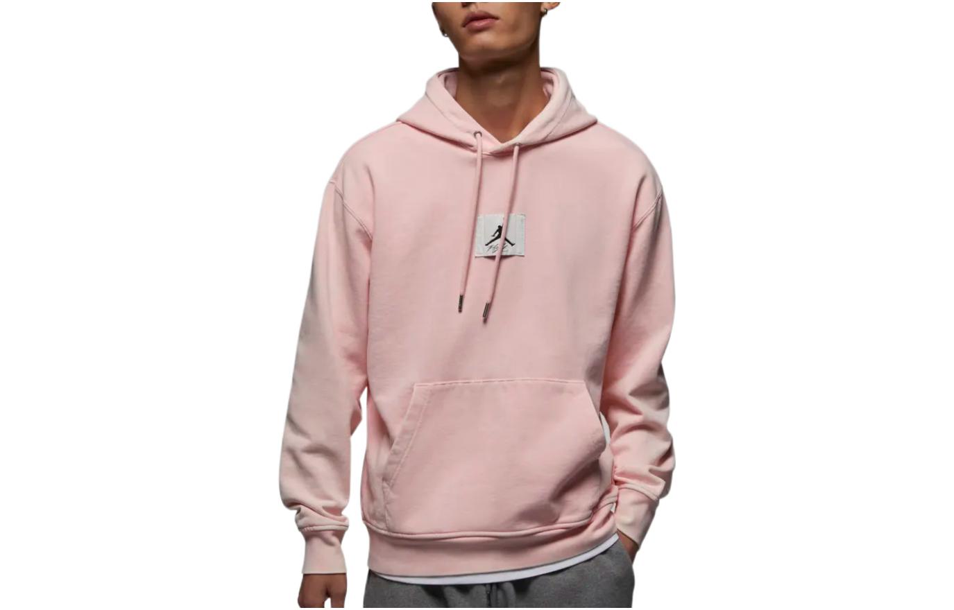 Order Sudadera con Capucha Jordan Logo Patch Rosa Claro Hombre Casual. DR3088-610