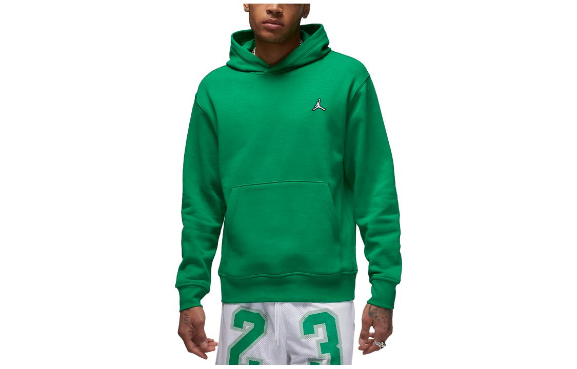 Jordan Solid Logo Pocket Hoodie Green () DQ7466-310