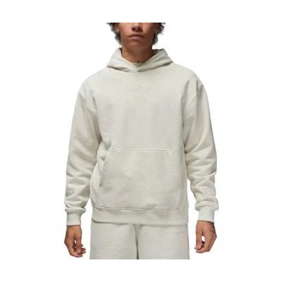 Jordan Solid Logo Pocket Hoodie Ivory White FJ1966-141