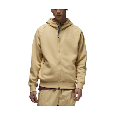 Jordan Solid Logo Print Hoodie Jacket Yellow () DV1590-252