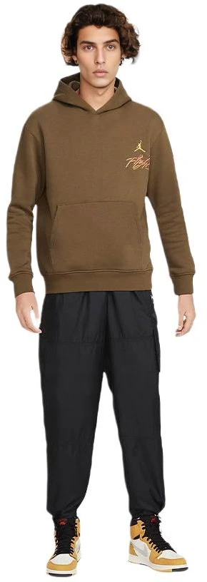 jordan-solid-logo-print-hoodie-light-olive-green-dq-7506-385