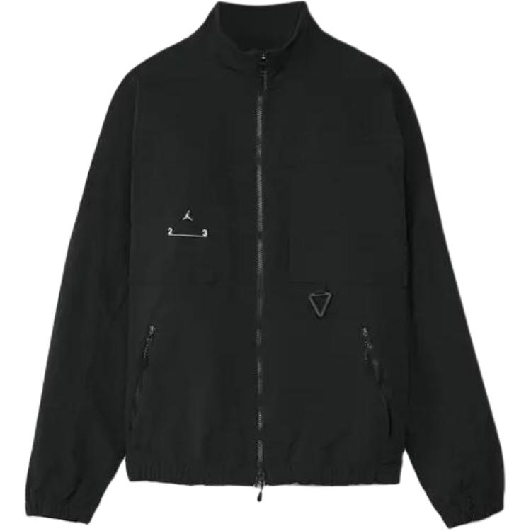 Jordan Solid Logo Print Jacket Black DQ8059-010