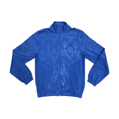 Jordan Solid Logo Print Zip-Up Jacket Blue 528683-406