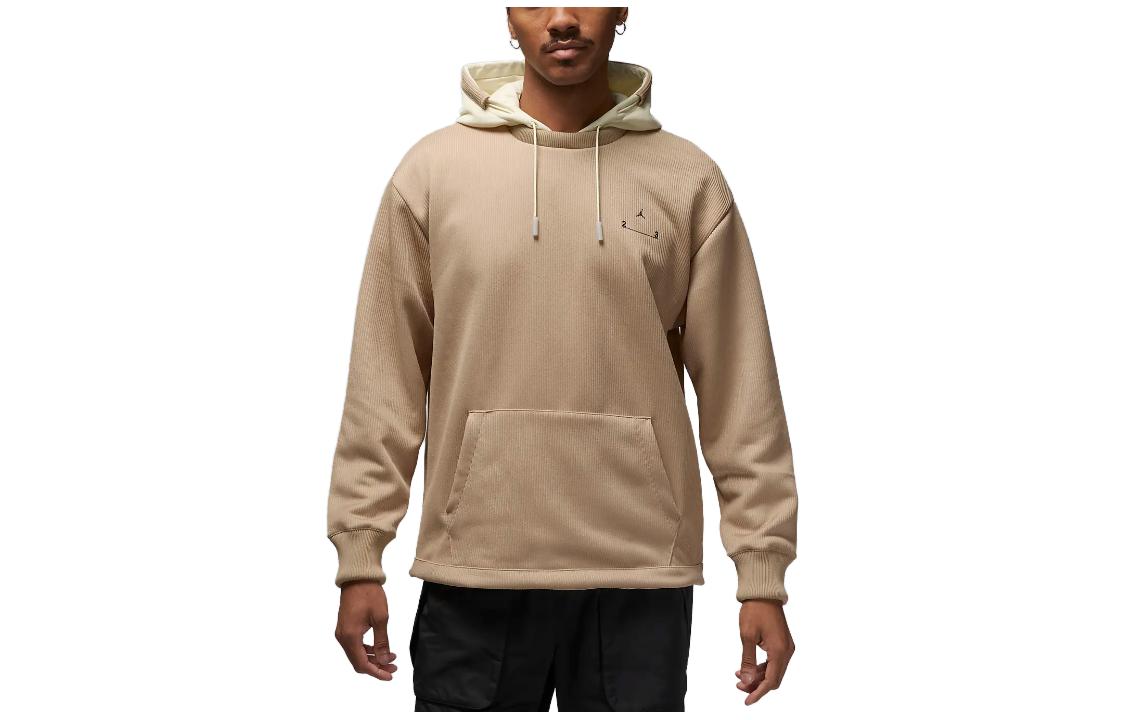 Jordan Solid Logo Pullover Hoodie Khaki () DX9633-277