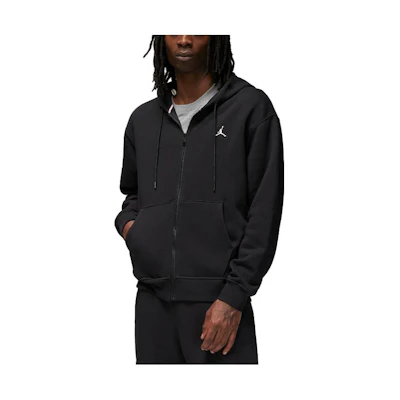 Jordan Solid Logo Zip-Up Hoodie Black DQ7350-010