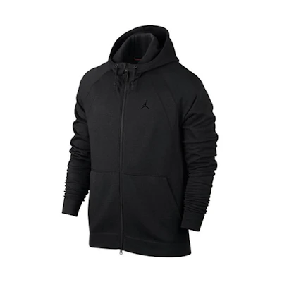 Jordan Solid Logo Zip-Up Hoodie Jacket Black 860197-010
