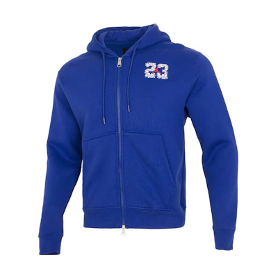 Jordan Solid Logo Zip-Up Jacket Blue DR6424-455