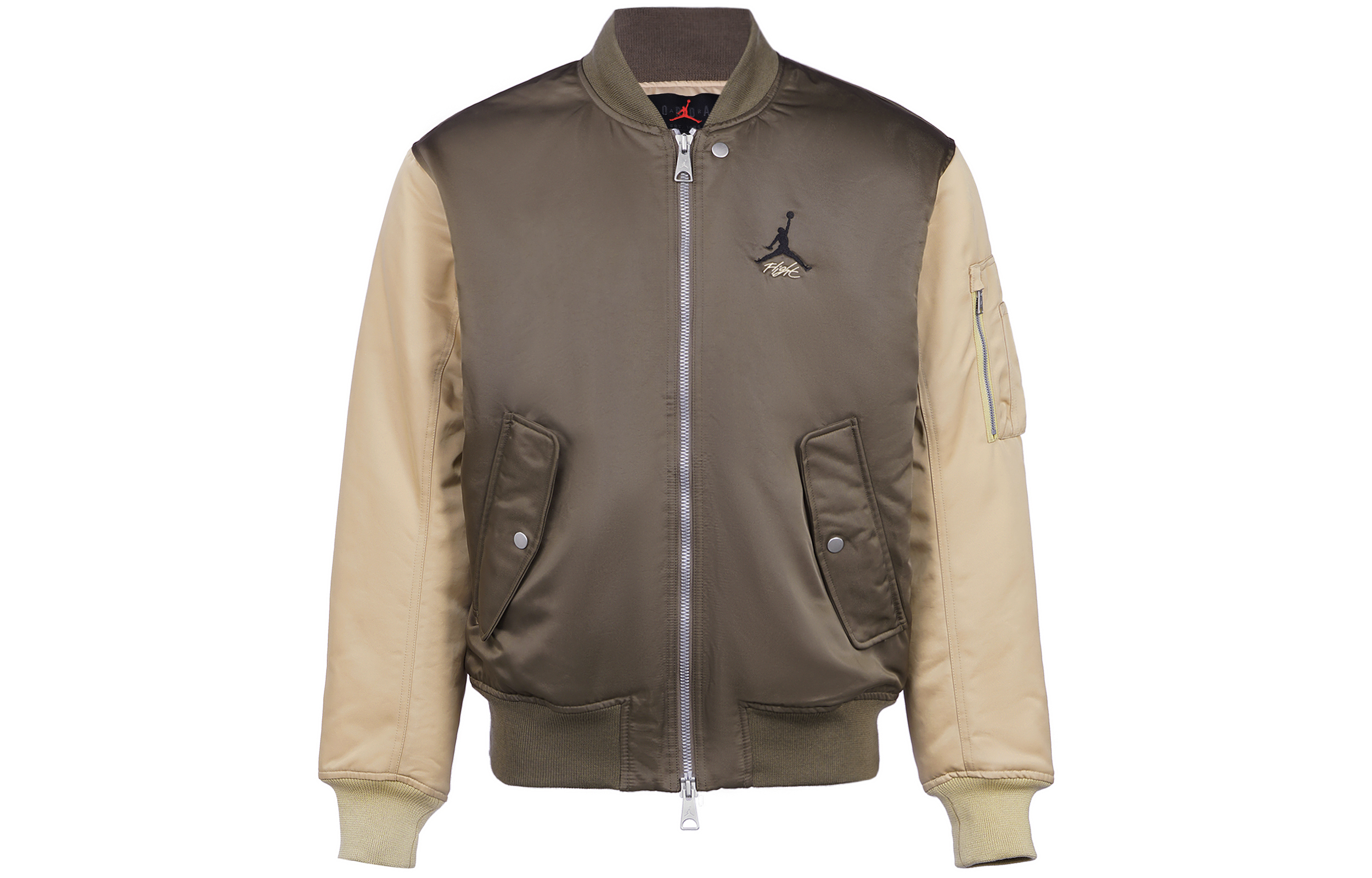 Jordan Solid Logo Zip-Up Jacket Brown () DV7613-274