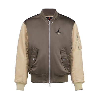 Jordan Solid Logo Zip-Up Jacket Brown () DV7613-274