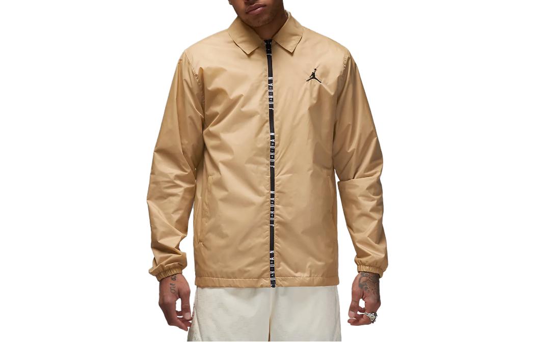 Jordan Solid Logo Zip-Up Jacket Khaki () DX9687-277