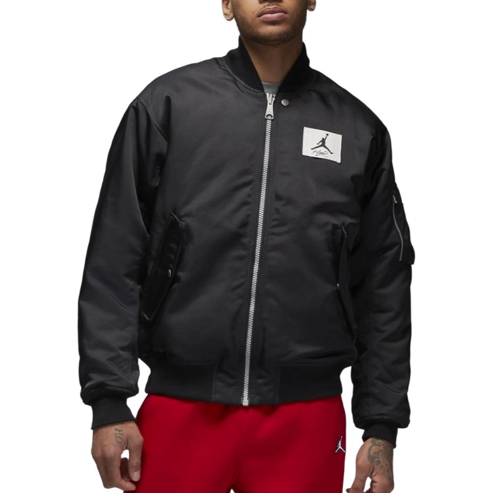 Jordan Solid Logo Zip-Up Jacket Men’s Black DQ7344-010