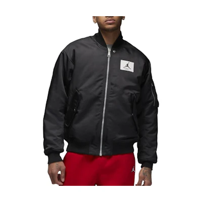 Jordan Solid Logo Zip-Up Jacket Men’s Black DQ7344-010