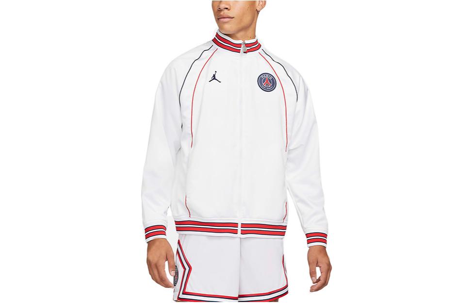 Jordan Solid Logo Zip-Up Jacket White DB6485-100